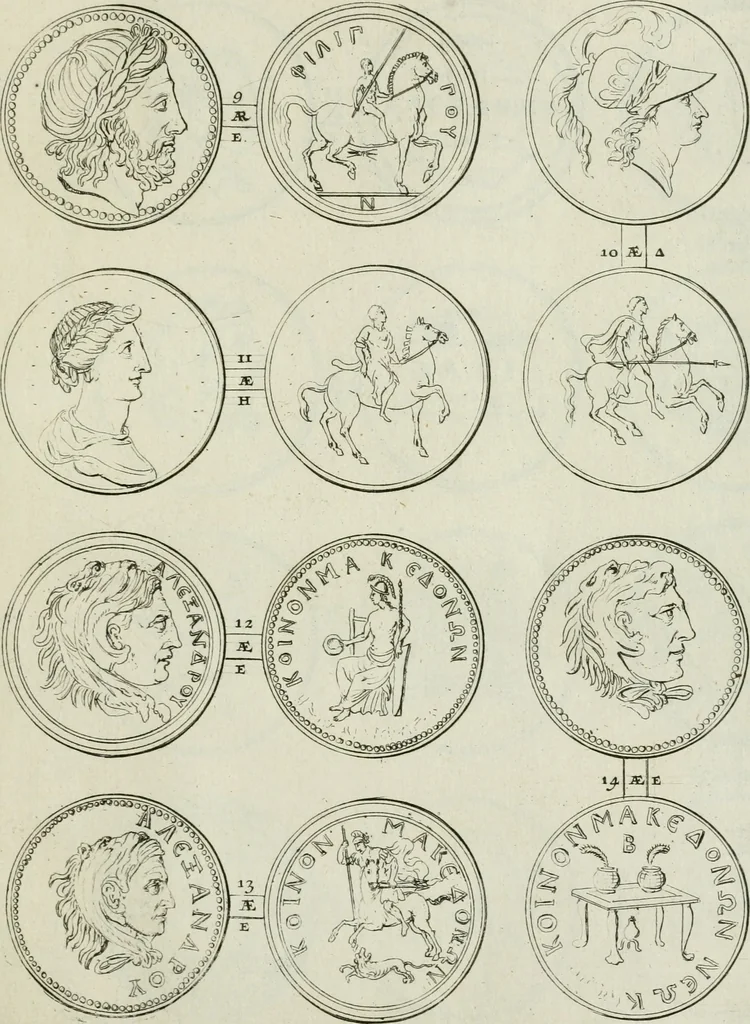 An illustration from Selecta numismata antiqua : ex musaeo Jacobi de Wilde, 1692, leaf 24