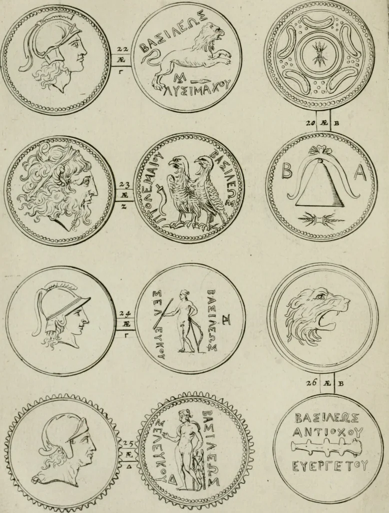 An illustration from Selecta numismata antiqua : ex musaeo Jacobi de Wilde, 1692, leaf 29