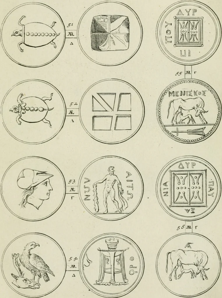 An illustration from Selecta numismata antiqua : ex musaeo Jacobi de Wilde, 1692, leaf 38