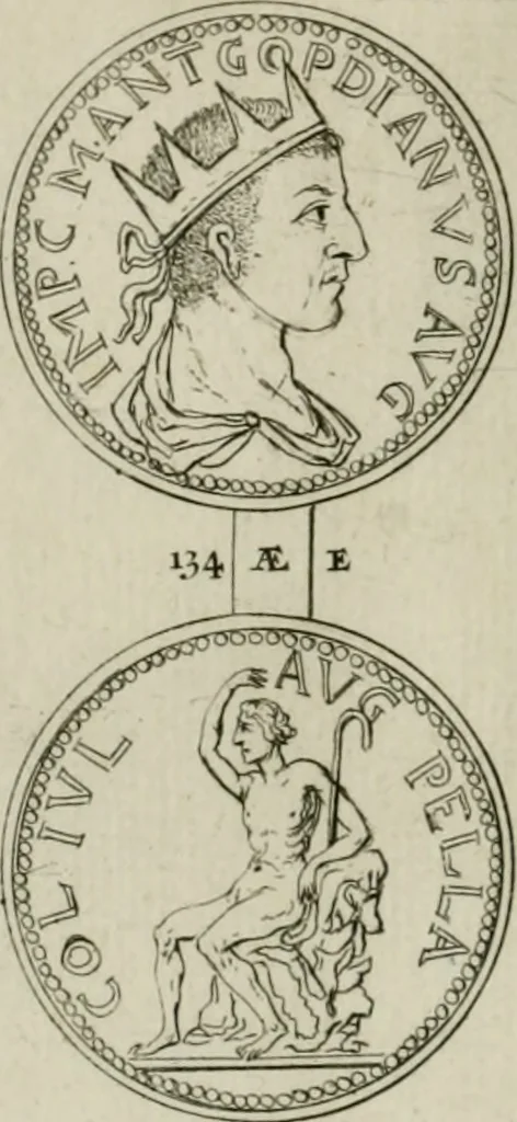 An illustration from Selecta numismata antiqua : ex musaeo Jacobi de Wilde, 1692, leaf 65
