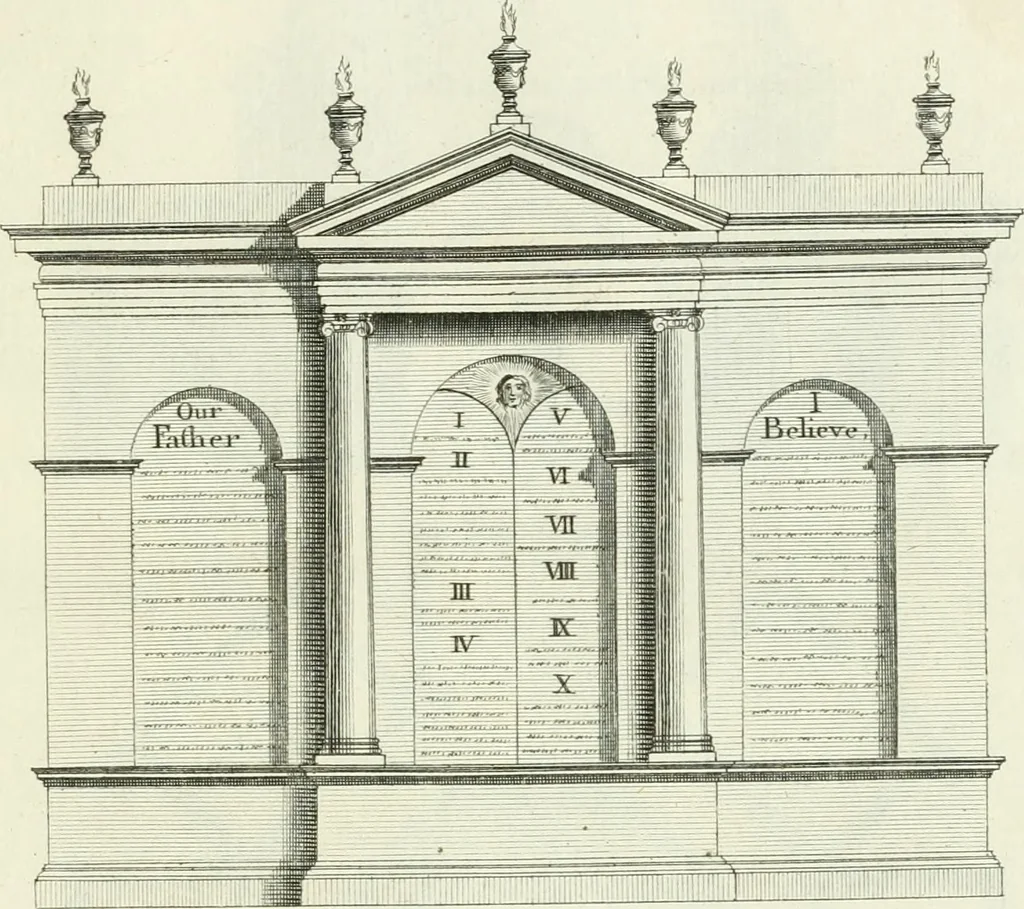 An illustration from Select architecture : being regular designs of plans and elevations well suited to both town and country : in which the magnificence and beauty, the purity and simplicity of designing, for every species of that noble art, is accurately treated, and with great variety exemplified, from the plain town-house to the stately hotel, and in the country from the genteel and convenient farm-house to the parochial church : with suitable embellishments : also bridges, baths, summer-houses, &c. ... : illustrated with fifty copper plates, quarto, 1755, leaf 116
