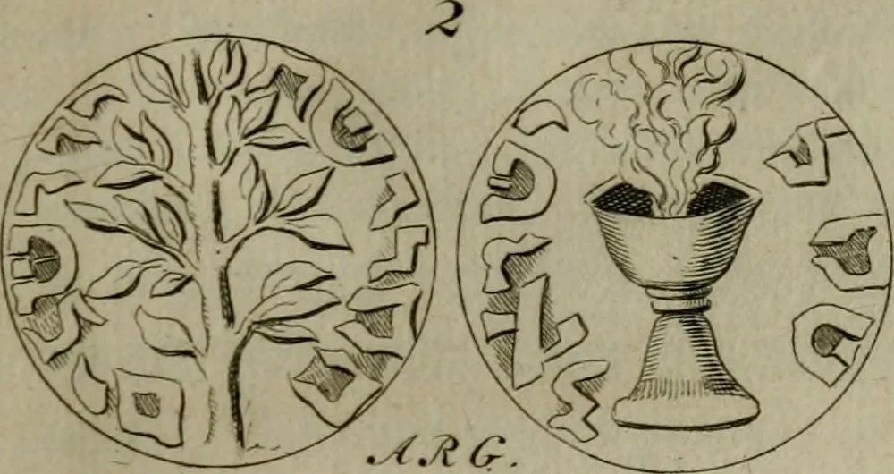 An illustration from Selecta sacra. Libri quinque. Cum indicibus locupletissimis, & tabulis aeneis elegantissimis, 1700, leaf 282