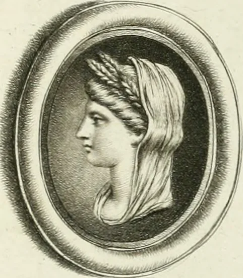 An illustration from A select collection of drawings from curious antique gems : most of them in the possession of the nobility and gentry of this kingdom : etched after the manner of Rembrandt, 1768, leaf 100
