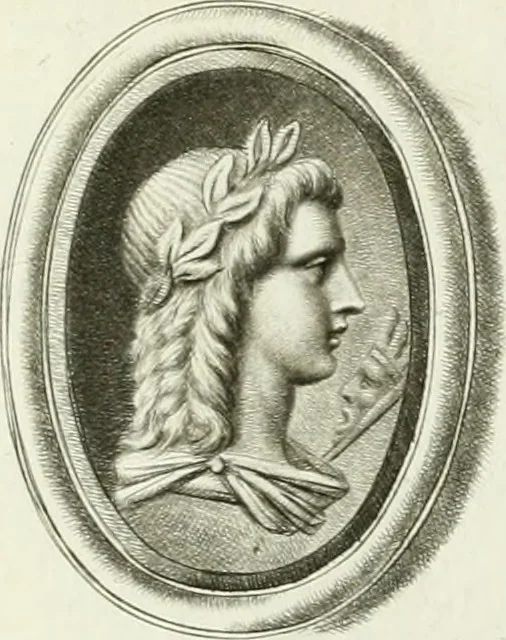 An illustration from A select collection of drawings from curious antique gems : most of them in the possession of the nobility and gentry of this kingdom : etched after the manner of Rembrandt, 1768, leaf 118