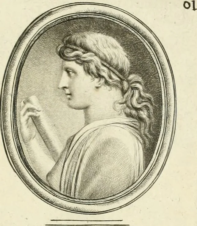 An illustration from A select collection of drawings from curious antique gems : most of them in the possession of the nobility and gentry of this kingdom : etched after the manner of Rembrandt, 1768, leaf 154
