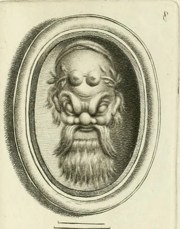 An illustration from A select collection of drawings from curious antique gems : most of them in the possession of the nobility and gentry of this kingdom : etched after the manner of Rembrandt, 1768, leaf 88