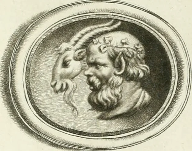 An illustration from A select collection of drawings from curious antique gems : most of them in the possession of the nobility and gentry of this kingdom : etched after the manner of Rembrandt, 1768, leaf 94