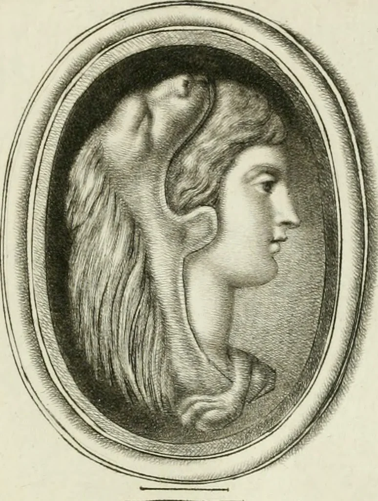 An illustration from A select collection of drawings from curious antique gems : most of them in the possession of the nobility and gentry of this kingdom : etched after the manner of Rembrandt, 1768, leaf 124