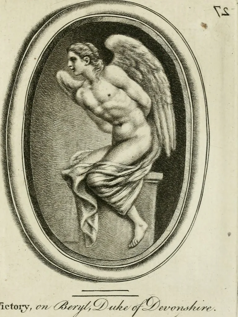 An illustration from A select collection of drawings from curious antique gems : most of them in the possession of the nobility and gentry of this kingdom : etched after the manner of Rembrandt, 1768, leaf 38