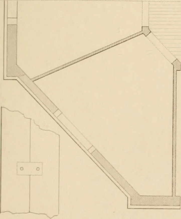 An illustration from Select designs for public buildings; consisting of plans, elevations, perspective views, sections, and details, of churches, chapels, schools, alms-houses, gas-works, markets, and other buildings erected for public purposes, 1842, leaf 296