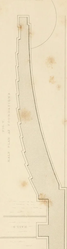 An illustration from Select designs for public buildings; consisting of plans, elevations, perspective views, sections, and details, of churches, chapels, schools, alms-houses, gas-works, markets, and other buildings erected for public purposes, 1842, leaf 56