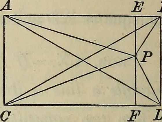 An illustration from Selected propositions in geometrical constructions and applications of algebra to geometry. Being a key to the appendix of Davies' Legendre, 1875, leaf 51