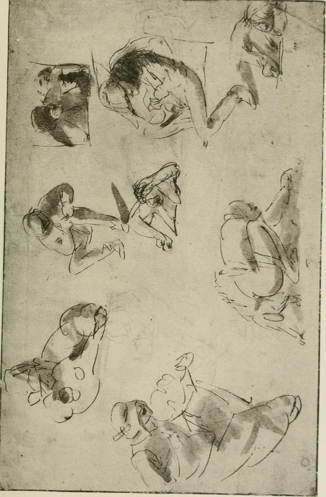 An illustration from A selection of drawings by old masters in the Museum collections, 1921, leaf 126