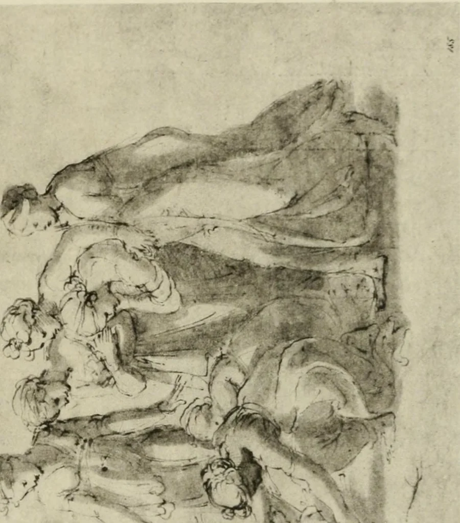 An illustration from A selection of drawings by old masters in the Museum collections, 1921, leaf 88
