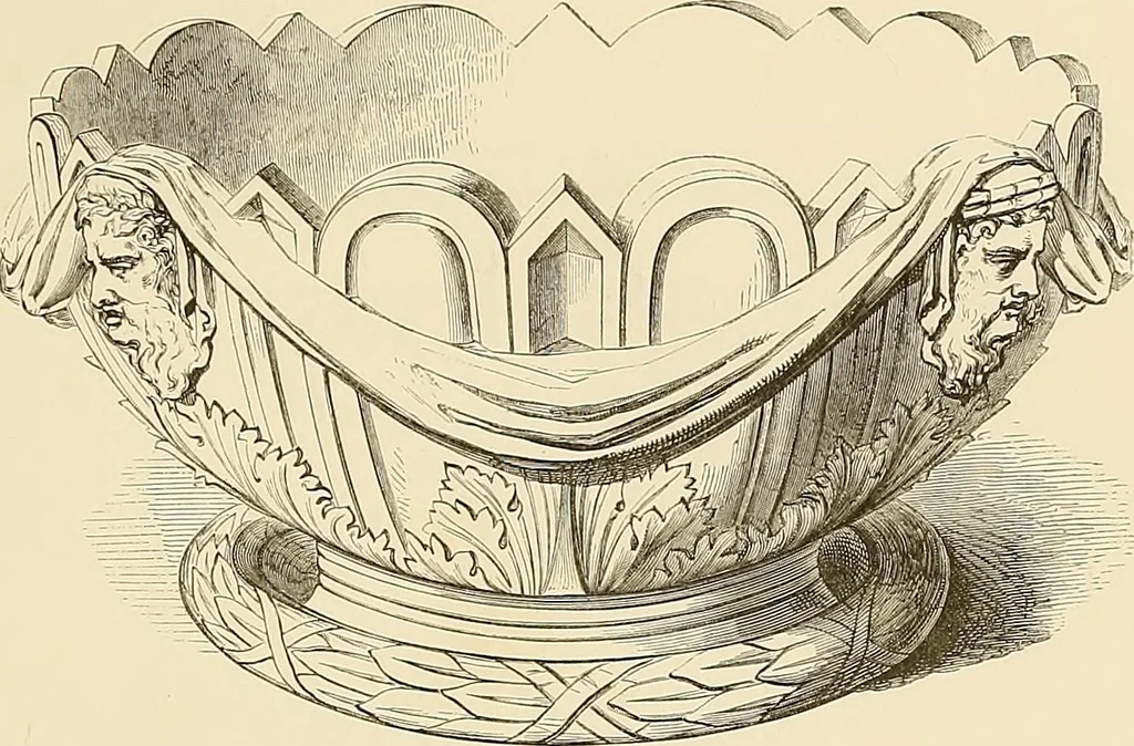 An illustration from Selection of vases, statues, busts, &c., from terra-cottas. / by J. M. Blashfield., 1857, leaf 100