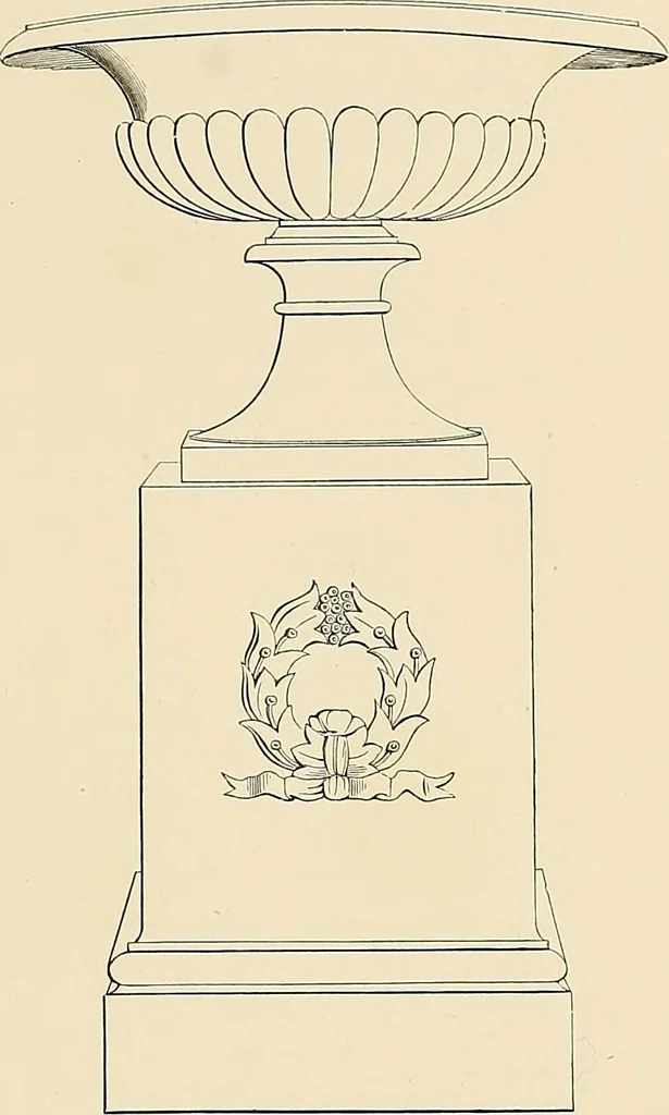 An illustration from Selection of vases, statues, busts, &c., from terra-cottas. / by J. M. Blashfield., 1857, leaf 116