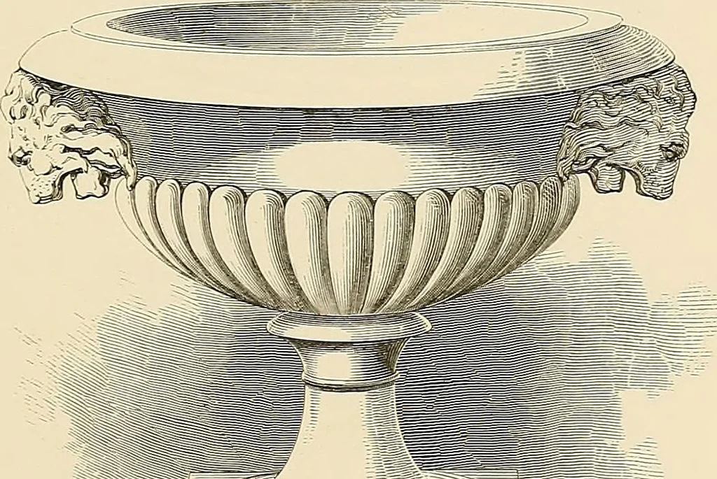 An illustration from Selection of vases, statues, busts, &c., from terra-cottas. / by J. M. Blashfield., 1857, leaf 120