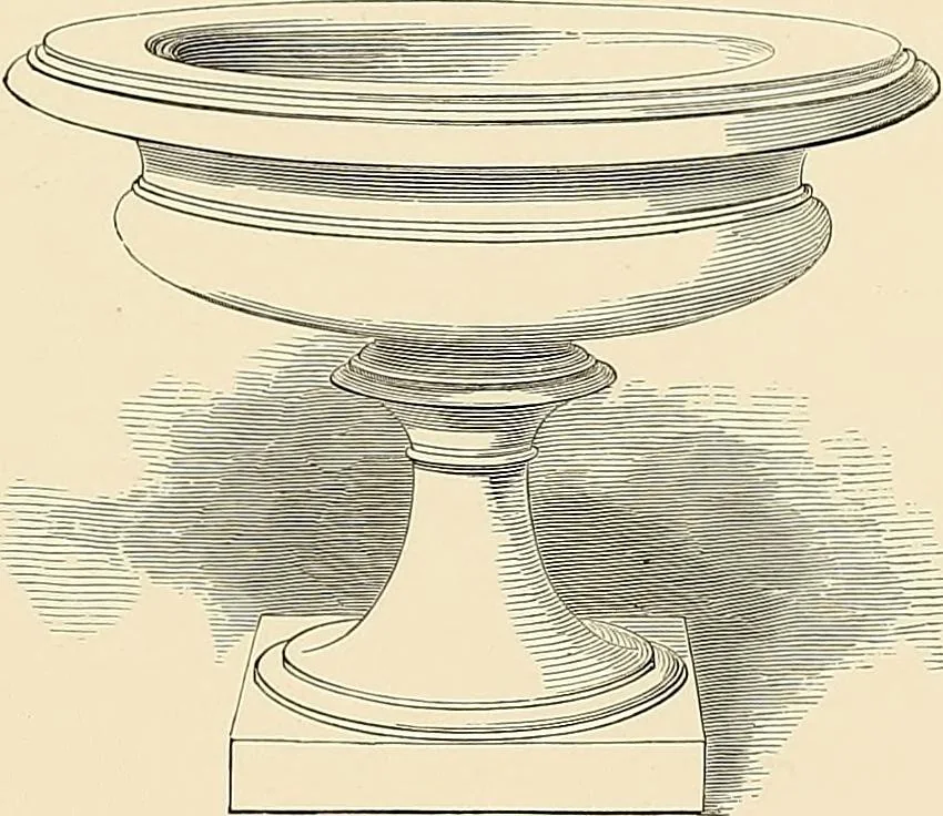 An illustration from Selection of vases, statues, busts, &c., from terra-cottas. / by J. M. Blashfield., 1857, leaf 122