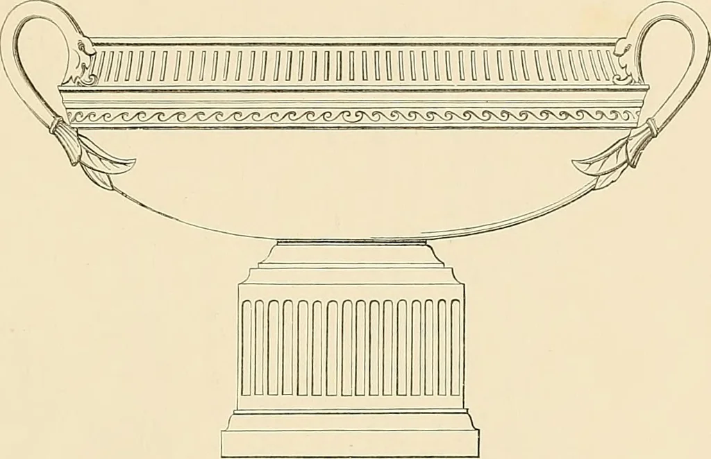 An illustration from Selection of vases, statues, busts, &c., from terra-cottas. / by J. M. Blashfield., 1857, leaf 124