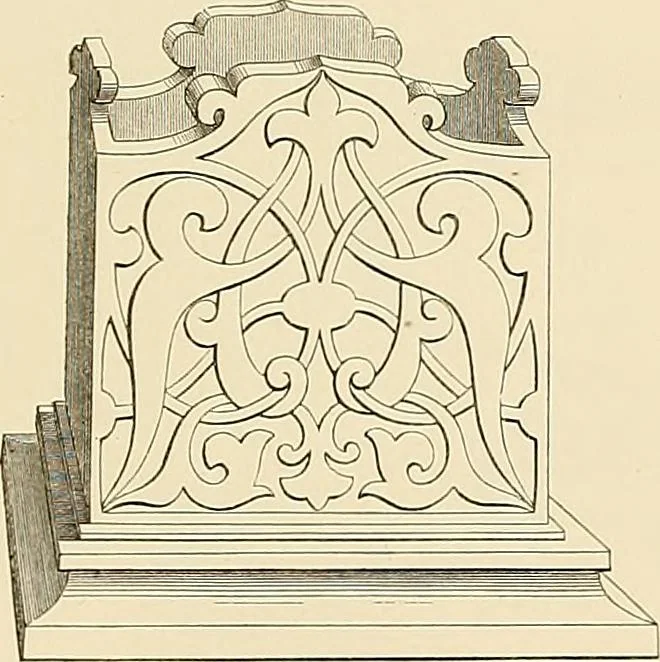 An illustration from Selection of vases, statues, busts, &c., from terra-cottas. / by J. M. Blashfield., 1857, leaf 134