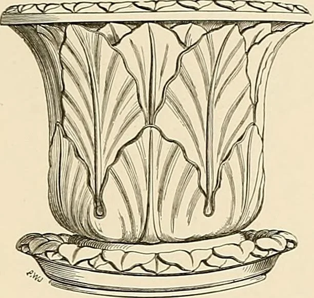 An illustration from Selection of vases, statues, busts, &c., from terra-cottas. / by J. M. Blashfield., 1857, leaf 136