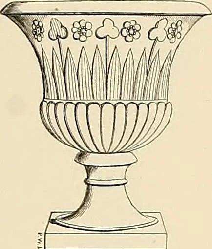An illustration from Selection of vases, statues, busts, &c., from terra-cottas. / by J. M. Blashfield., 1857, leaf 140