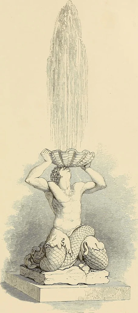An illustration from Selection of vases, statues, busts, &c., from terra-cottas. / by J. M. Blashfield., 1857, leaf 158