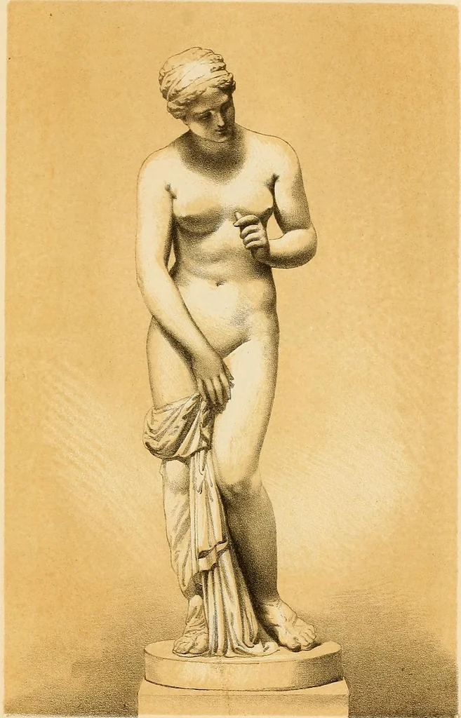An illustration from Selection of vases, statues, busts, &c., from terra-cottas. / by J. M. Blashfield., 1857, leaf 180