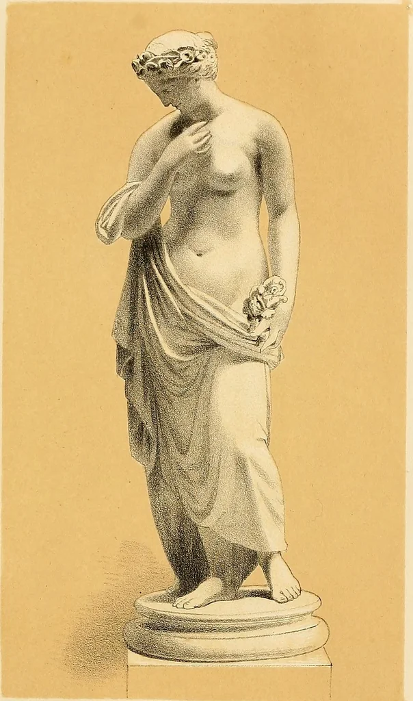 An illustration from Selection of vases, statues, busts, &c., from terra-cottas. / by J. M. Blashfield., 1857, leaf 182