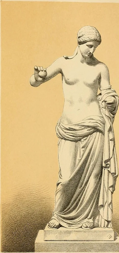 An illustration from Selection of vases, statues, busts, &c., from terra-cottas. / by J. M. Blashfield., 1857, leaf 184