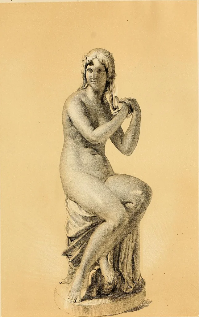 An illustration from Selection of vases, statues, busts, &c., from terra-cottas. / by J. M. Blashfield., 1857, leaf 188