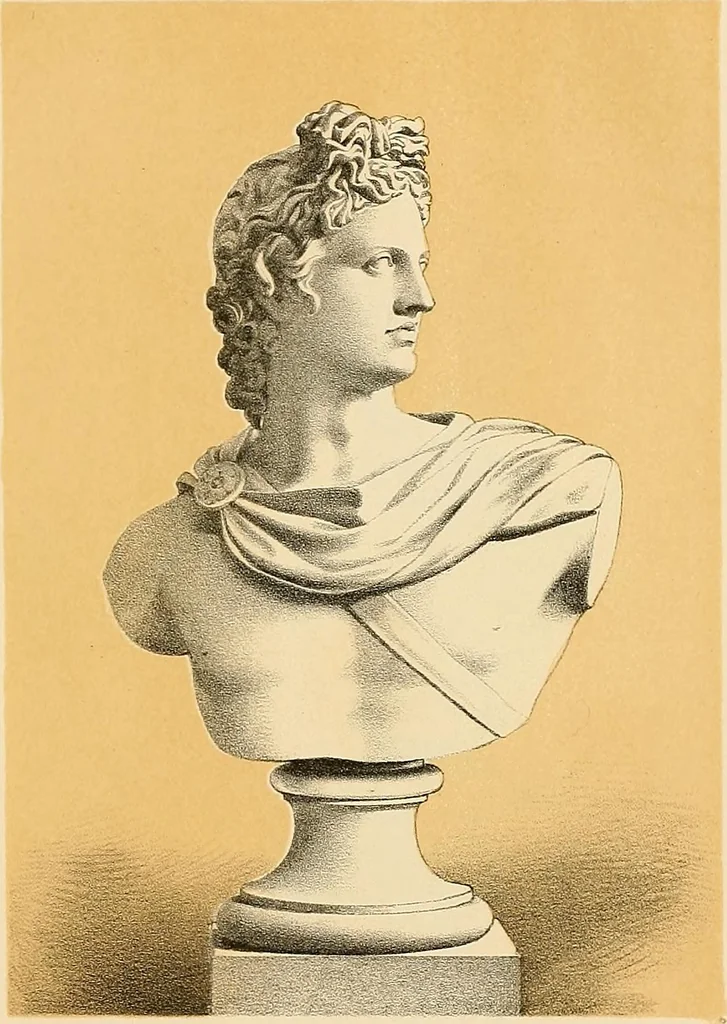 An illustration from Selection of vases, statues, busts, &c., from terra-cottas. / by J. M. Blashfield., 1857, leaf 202