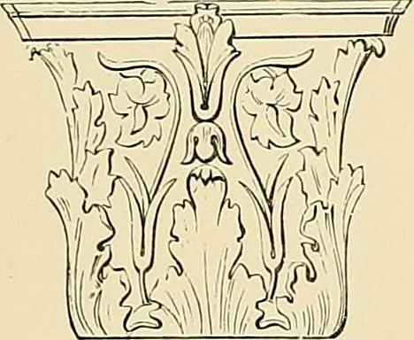An illustration from Selection of vases, statues, busts, &c., from terra-cottas. / by J. M. Blashfield., 1857, leaf 212