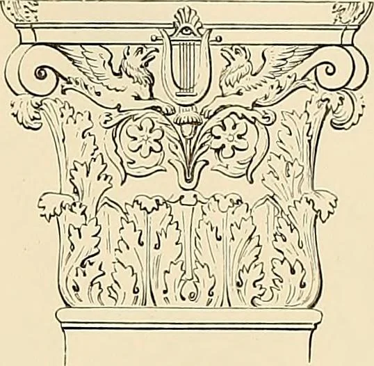 An illustration from Selection of vases, statues, busts, &c., from terra-cottas. / by J. M. Blashfield., 1857, leaf 212