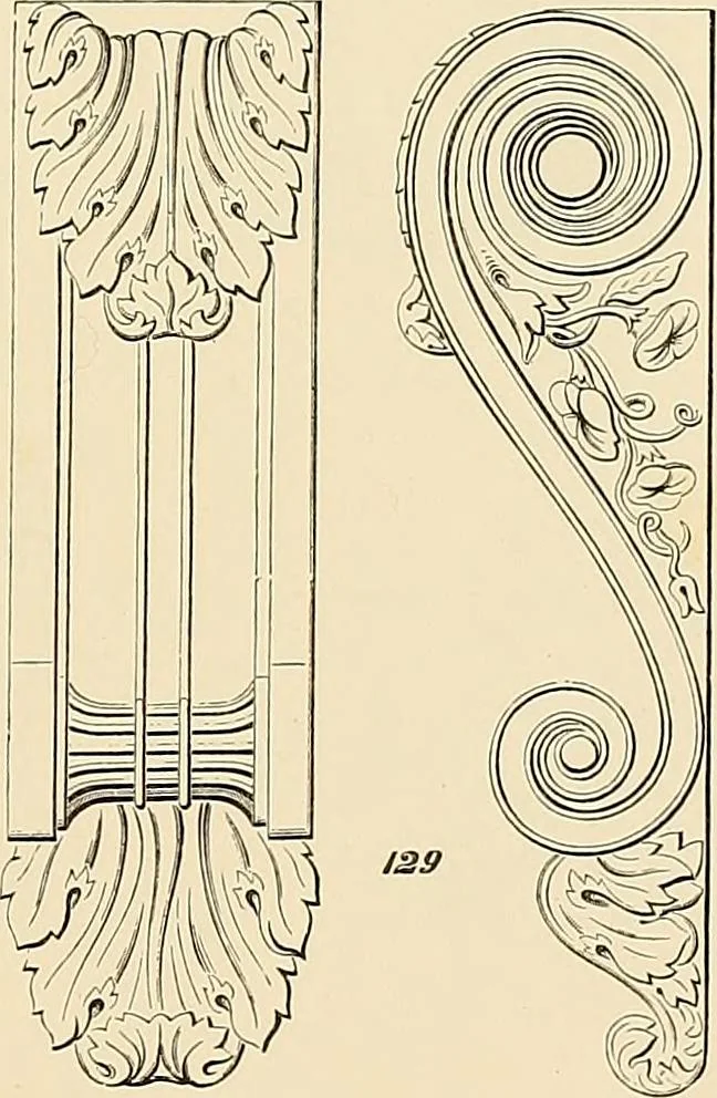 An illustration from Selection of vases, statues, busts, &c., from terra-cottas. / by J. M. Blashfield., 1857, leaf 214