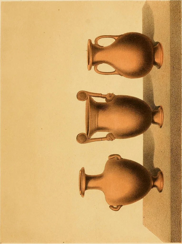 An illustration from Selection of vases, statues, busts, &c., from terra-cottas. / by J. M. Blashfield., 1857, leaf 26