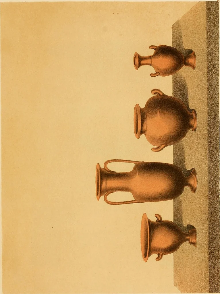 An illustration from Selection of vases, statues, busts, &c., from terra-cottas. / by J. M. Blashfield., 1857, leaf 28