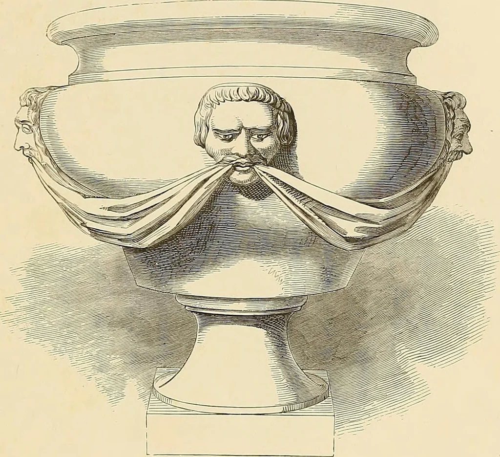 An illustration from Selection of vases, statues, busts, &c., from terra-cottas. / by J. M. Blashfield., 1857, leaf 32