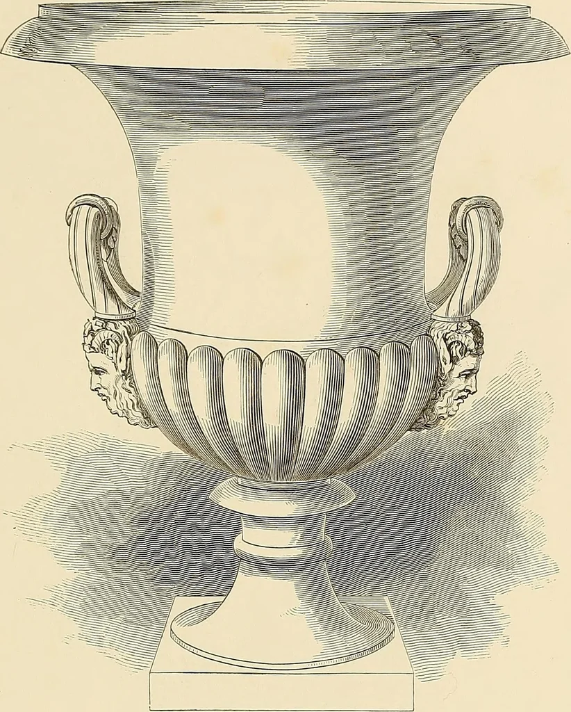 An illustration from Selection of vases, statues, busts, &c., from terra-cottas. / by J. M. Blashfield., 1857, leaf 40