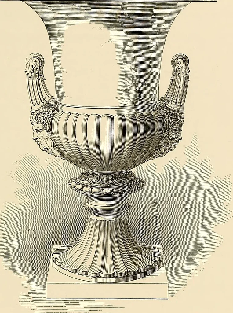 An illustration from Selection of vases, statues, busts, &c., from terra-cottas. / by J. M. Blashfield., 1857, leaf 58