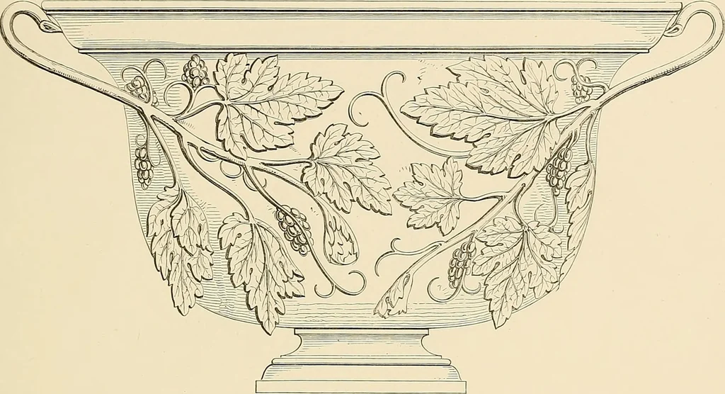 An illustration from Selection of vases, statues, busts, &c., from terra-cottas. / by J. M. Blashfield., 1857, leaf 60