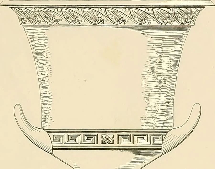 An illustration from Selection of vases, statues, busts, &c., from terra-cottas. / by J. M. Blashfield., 1857, leaf 68
