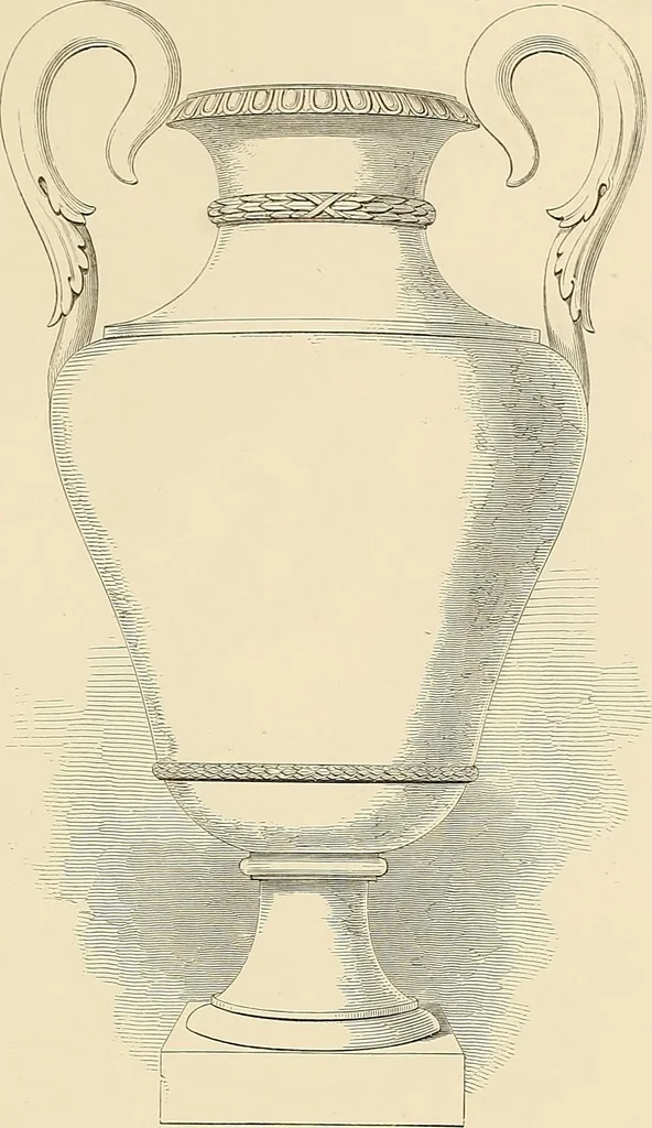 An illustration from Selection of vases, statues, busts, &c., from terra-cottas. / by J. M. Blashfield., 1857, leaf 76