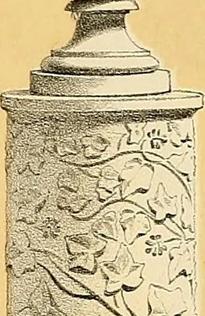 An illustration from Selection of vases, statues, busts, &c., from terra-cottas. / by J. M. Blashfield., 1857, leaf 82