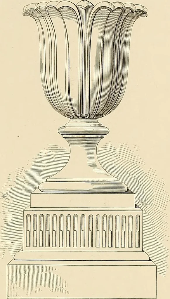 An illustration from Selection of vases, statues, busts, &c., from terra-cottas. / by J. M. Blashfield., 1857, leaf 86