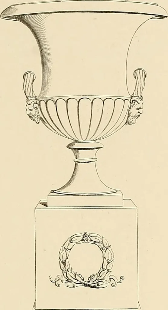 An illustration from Selection of vases, statues, busts, &c., from terra-cottas. / by J. M. Blashfield., 1857, leaf 88