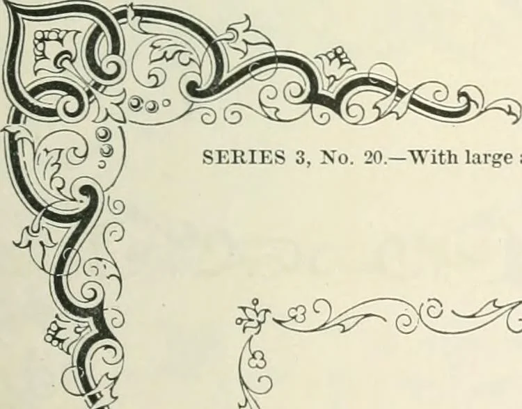 An illustration from Selections from the specimen book of the Fann Street Foundry, 1874, leaf 268