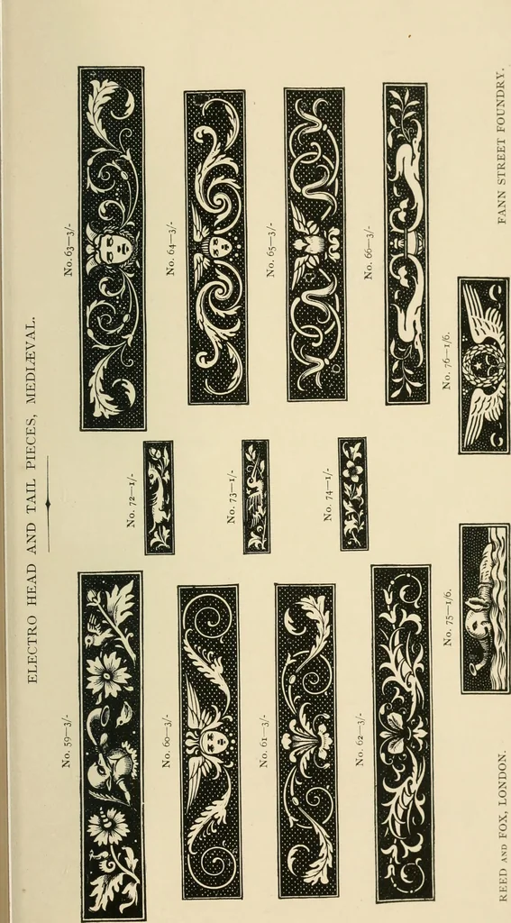 An illustration from Selections from the specimen book of the Fann Street Foundry, 1874, leaf 324