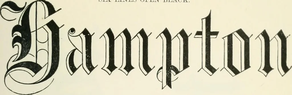 An illustration from Selections from the specimen book of the Fann Street Foundry, 1874, leaf 88