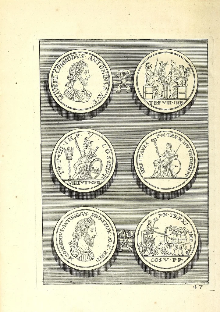 An illustration from Selectiora numismata in aere maximi moduli e museo illustrissimi D.D. Francisci de Camps ..., 1694, leaf 108